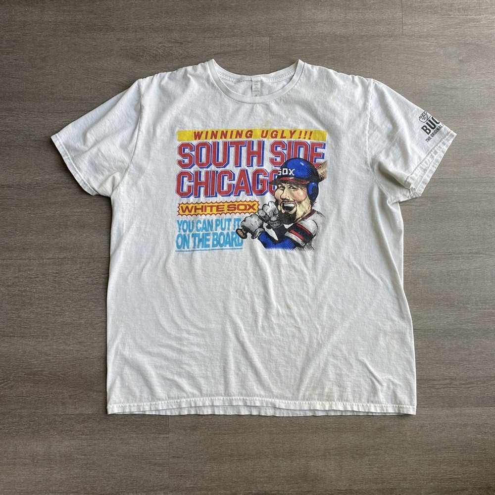 Buona Beef x Big League Chew x White Sox Promo Short Sleeve T-Shirt Size XL